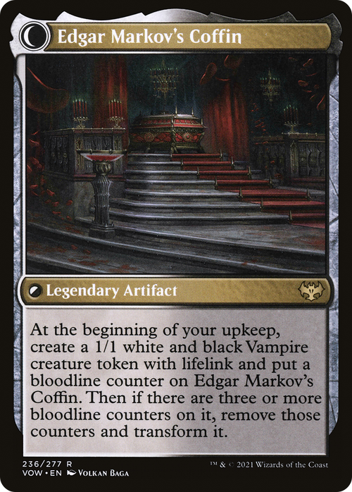 Edgar, Charmed Groom (VOW-236) - Innistrad: Crimson Vow: (Double Faced Transform) Foil