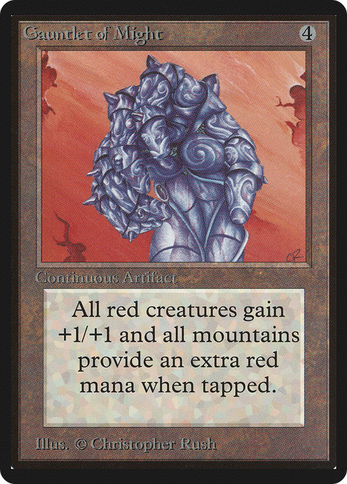 Gauntlet of Might (LEB-) - Limited Edition Beta