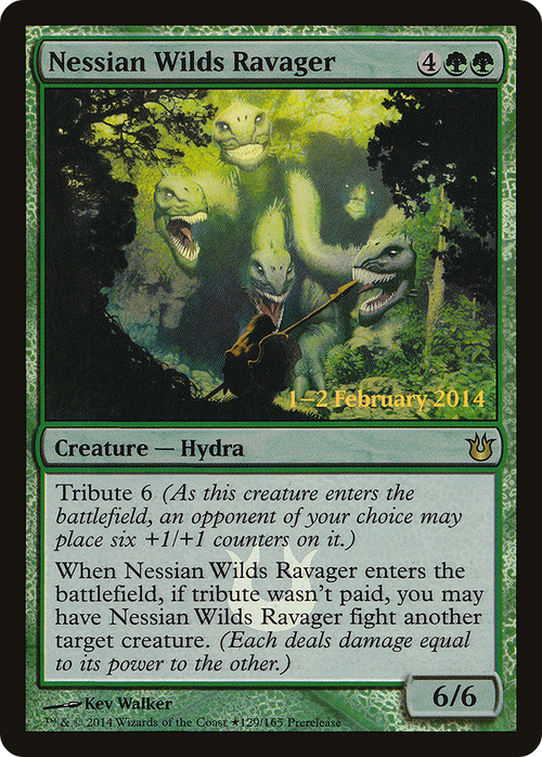 Nessian Wilds Ravager (PRE-129★) - Born of the Gods Promos Foil