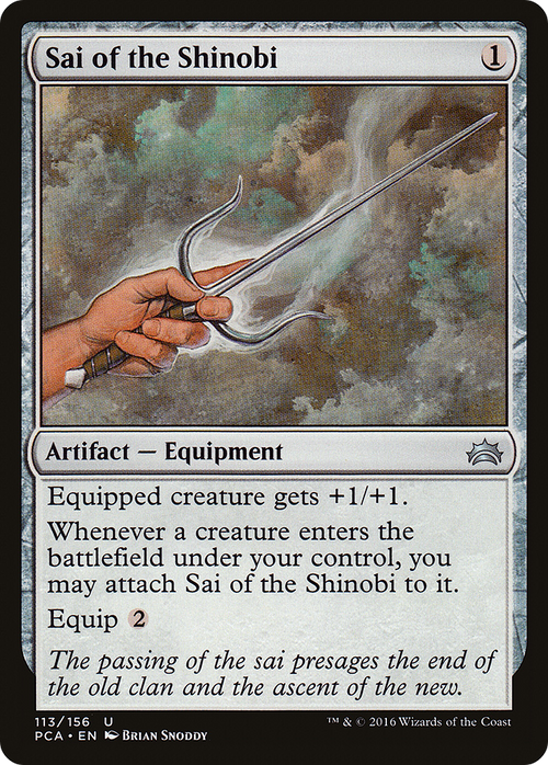Sai of the Shinobi (PCA-113) - Planechase Anthology