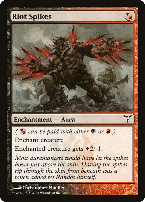 Riot Spikes (DIS-146) - Dissension Foil