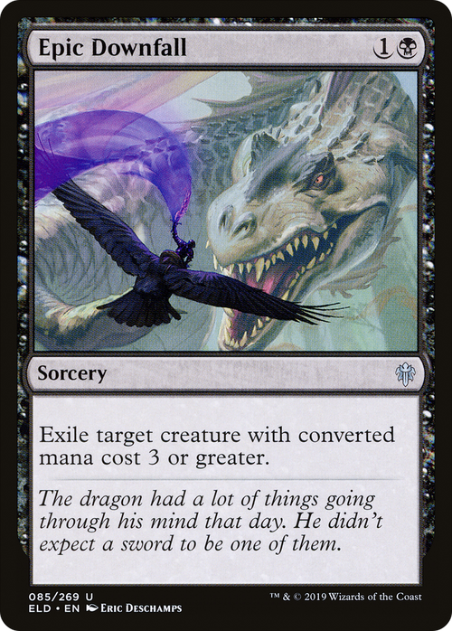 Epic Downfall (ELD-085) - Throne of Eldraine Foil