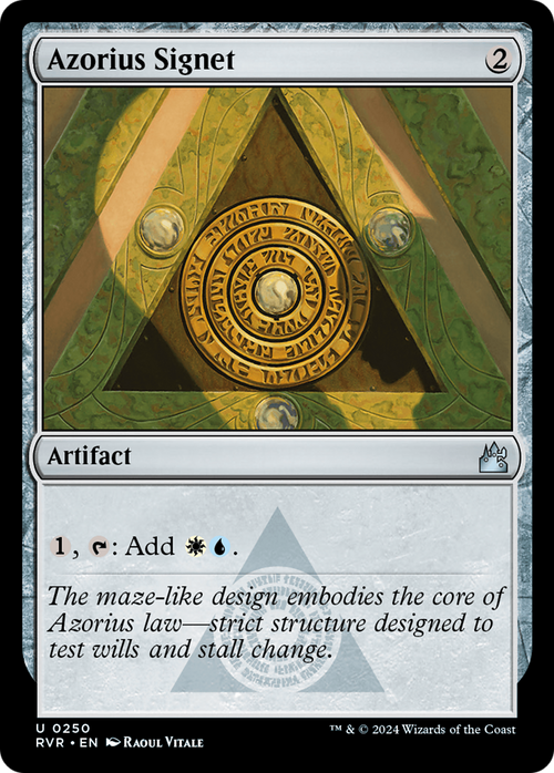 Azorius Signet (RVR-250) - Ravnica Remastered Foil