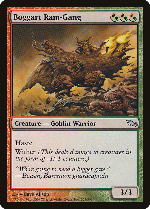 Boggart Ram-Gang (SHM-203) - Shadowmoor Foil