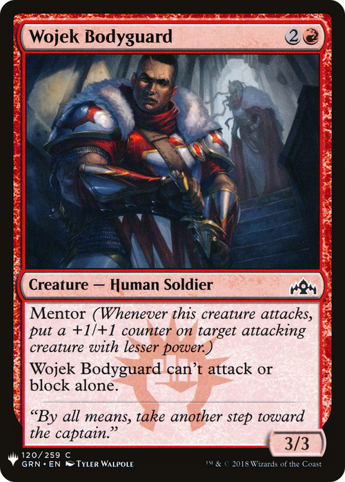 Wojek Bodyguard (LIST-GRN-120) - The List