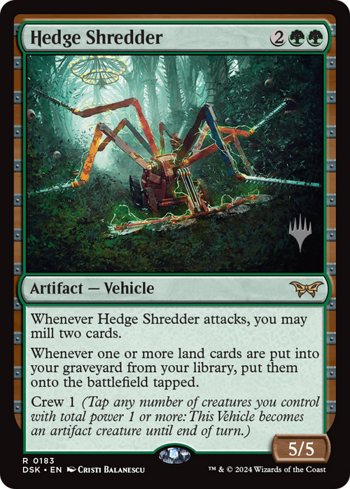 Hedge Shredder (PPDSK-183) - Duskmourn: House of Horror Promos