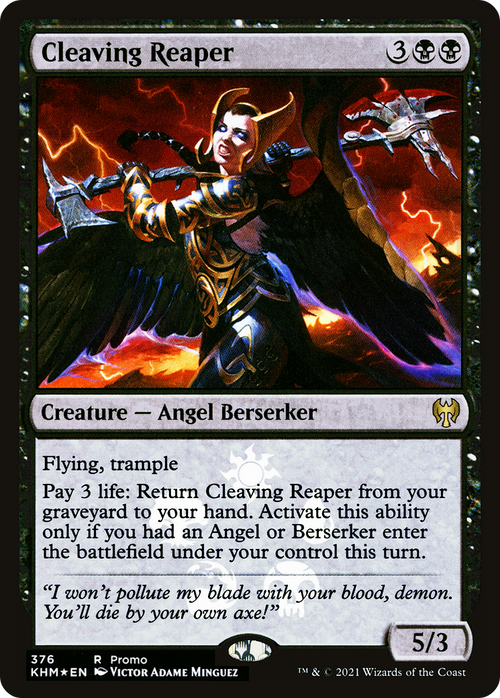 Cleaving Reaper (MEDIA-376) - Kaldheim Promos Foil