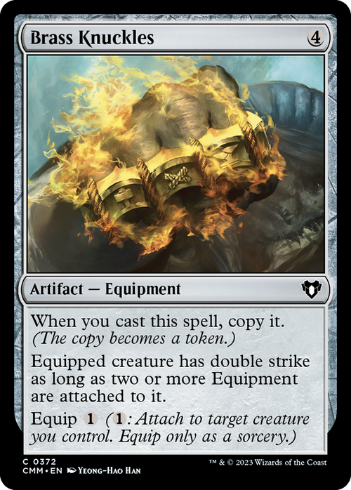 Brass Knuckles (CMM-372) - Commander Masters