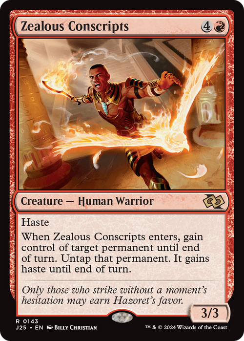 Zealous Conscripts (J25-143) - Foundations Jumpstart