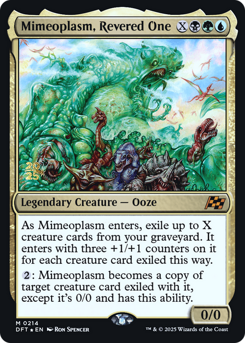 Mimeoplasm, Revered One (PRE-214S) - Prerelease Cards Foil