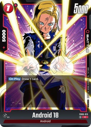 Android 18 (Limited Pack 02) (FB07-013) - Tournament and Championship Promos