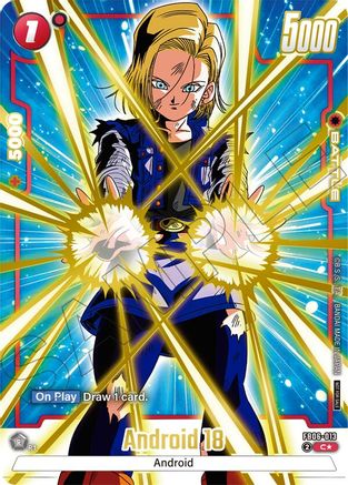 Android 18 (Limited Pack 02) (Alternate Art) (FB07-013) - Tournament and Championship Promos Holofoil