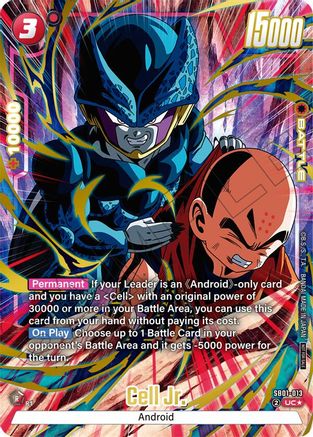 Cell Jr. (Limited Pack 02) (Alternate Art) (SB01-013) - Tournament and Championship Promos Holofoil