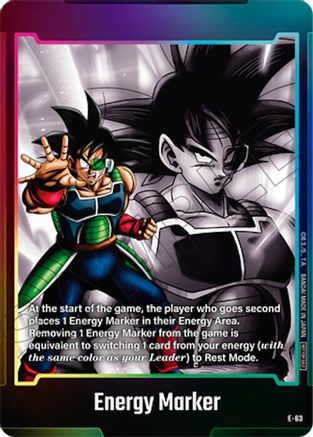 Energy Marker (E-63) (E-63) - Fusion World Energy Markers