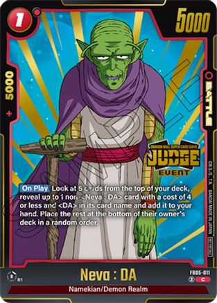 Neva : DA (Judge Pack (Event Judge) 04) (FB05-011) - Tournament and Championship Promos Holofoil