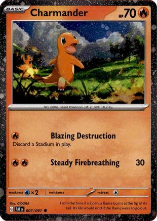 Charmander (Cosmos Holo) 007/091  - Holofoil Miscellaneous Cards & Products - Common