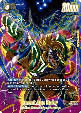 Great Ape Baby (1st Anniversary Set) (FB04-104) - Fusion World Promotion Cards and Packs Holofoil