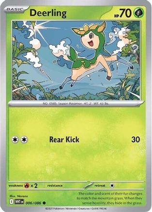 Deerling 006  SV White Flare - Common