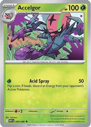 Accelgor 009  SV White Flare - Uncommon