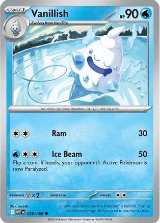 Vanillish 028  SV White Flare - Common