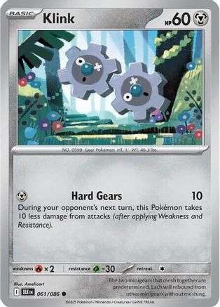 Klink 061  - Reverse Holofoil SV Black Bolt - Common