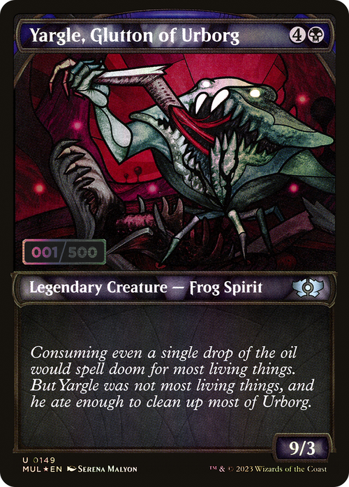 Yargle, Glutton of Urborg (Serial Numbered) (MUL-149) - Multiverse Legends: (Showcase) Foil