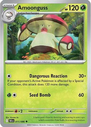 Amoonguss 011  SV Black Bolt - Uncommon