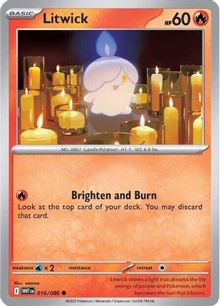 Litwick 016  SV White Flare - Common