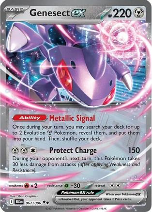 Genesect ex 067  - Holofoil SV Black Bolt - Double Rare