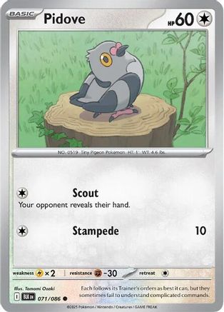 Pidove 071  SV Black Bolt - Common