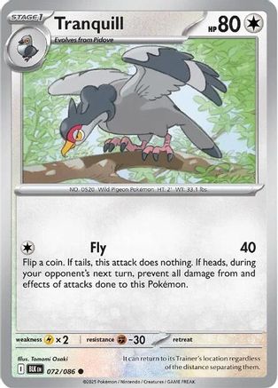 Tranquill 072  SV Black Bolt - Common