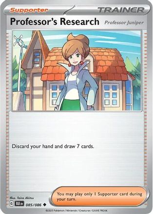 Professor's Research [Professor Juniper] 085  - Reverse Holofoil SV Black Bolt - Uncommon