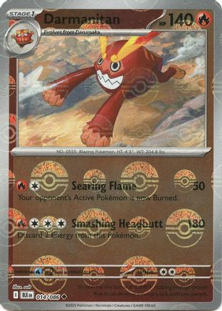 Darmanitan (Poke Ball Pattern) 014  - Holofoil SV Black Bolt - Uncommon