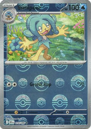 Simipour (Poke Ball Pattern) 018  - Holofoil SV Black Bolt - Uncommon