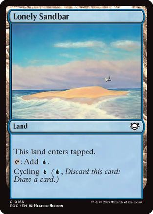 Lonely Sandbar (EOC-166) - Commander: Edge of Eternities