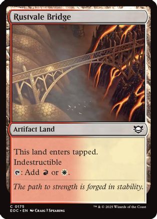 Rustvale Bridge (EOC-175) - Commander: Edge of Eternities