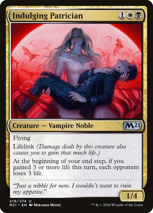 Indulging Patrician (M21-219) - Core Set 2021