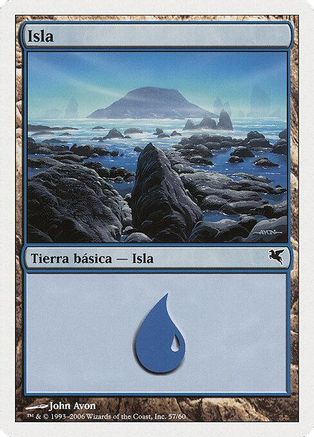 Island (Spanish) - "Isla" (H57) (PSAL-H57) - Magic Encyclopedia 2005 (Salvat/Hachette)