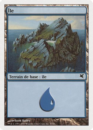Island (French) - "Ile" (E57) (PSAL-E57) - Magic Encyclopedia 2005 (Salvat/Hachette)