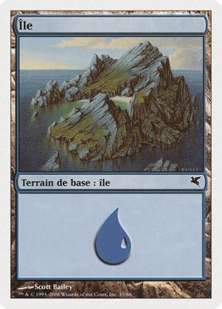 Island (French) - "Ile" (H33) (PSAL-H33) - Magic Encyclopedia 2005 (Salvat/Hachette)