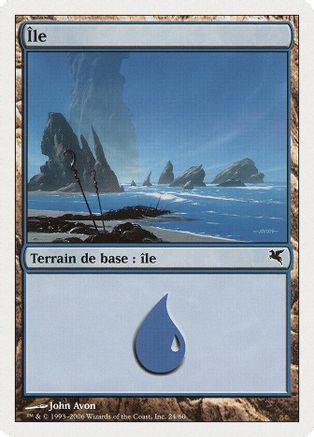 Island (French) - "Ile" (H24) (PSAL-H24) - Magic Encyclopedia 2005 (Salvat/Hachette)