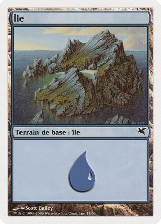 Island (French) - "Ile" (H11) (PSAL-H11) - Magic Encyclopedia 2005 (Salvat/Hachette)