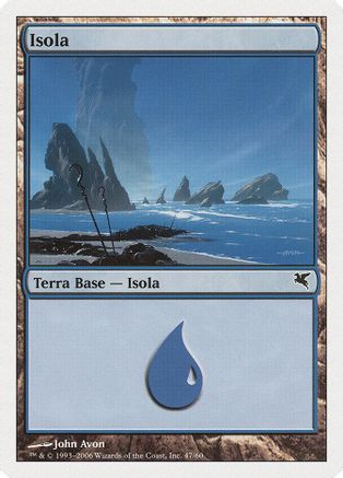 Island (Italian) - "Isola" (H47) (PSAL-H47) - Magic Encyclopedia 2005 (Salvat/Hachette)