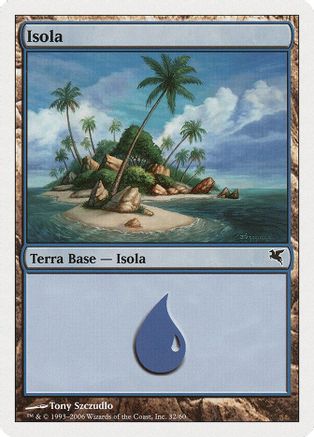 Island (Italian) - "Isola" (H32) (PSAL-H32) - Magic Encyclopedia 2005 (Salvat/Hachette)