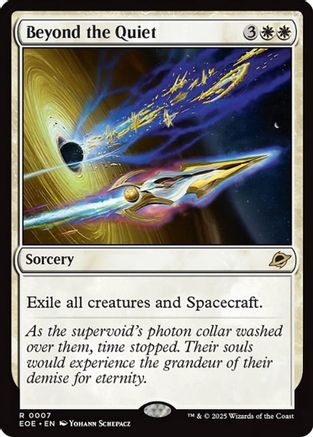 Beyond the Quiet (EOE-007) - Edge of Eternities Foil