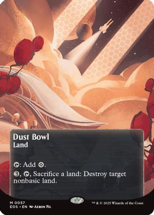 Dust Bowl (0057) (Borderless) (EOS-057) - Edge of Eternities: Stellar Sights Foil