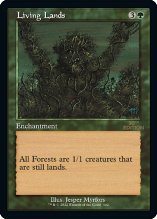 Living Lands (Retro Frame) (30A-502) - 30th Anniversary Edition