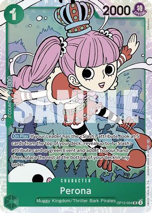 Perona (OP12-034) - Legacy of the Master Foil