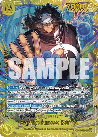 Bartholomew Kuma (OP12-119) - Legacy of the Master Foil