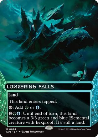Lumbering Falls (0024) (Borderless) (EOS-024) - Edge of Eternities: Stellar Sights